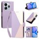 thumbnail image 2 of Funda Tricolor con Ranuras para Xiaomi Xiaomi Poco M7 Pro 5G, Morado, 2 of 6