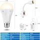 thumbnail image 2 of Lámpara LED Recargable Ostwiki A19 E26 9W 3000K Pack 10, 2 of 3