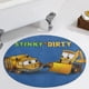 thumbnail image 5 of Stinky y Dirty Alfombra Redonda de Felpa Coral, Antideslizante, No Desprende Pelusas, Lavable y Duradera para Salón, Dormitorio y Habitación de Niños 60cm, 5 of 6