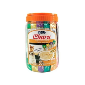 Churu Para Gatos Variedades De Pollo 50 Tubos X 14 G