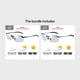 thumbnail image 1 of Vintage Photochromic Sunglasses for Men and Women - Perfect for Night Vision, Driving, Fishing, and Outdoor Activities, 1 of 5