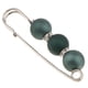 thumbnail image 1 of abs perlas rhinestone espaciador perlas seguridad pin broche clip bufanda sombrero verde, 1 of 5