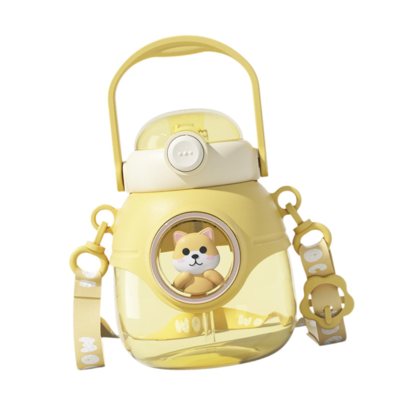 Bothyi - Linda Botella De Agua Para Perros, Taza De Gran Barriga A Prueba De Fugas De 1100ml Para Niños De Viaje De Acampada