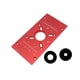 thumbnail image 4 of Placa de inserción para mesa de fresadora M8 Kit de base de elevación para fresadora Herramienta auxiliar de grabado Placa abatible para fresadora , Rojo, 4 of 5