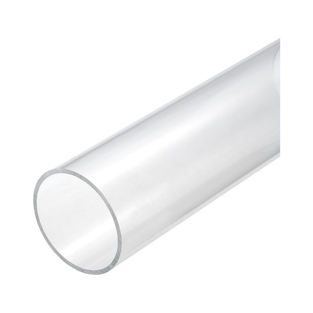 Uxcell Tubos Rígidos de Acrílico para Lámparas y Linternas, Sistema de Refrigeración por Agua 2.13" DI 2.36" DE