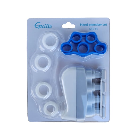 Set Ejercitador Tensor Dedos Para Guitarrista Guitto Gfge-01
