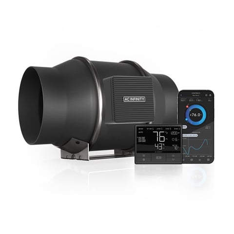 Ventilador Eléctrico Ac Infinity Cloudline Pro T6 Controlador Wifi De 6 Pulgadas