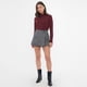 thumbnail image 4 of Skort Mujer Botón Gris Checks Corona, 4 of 5