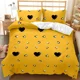 thumbnail image 1 of v1954 Bed Sheets Green Duvet Cover Set, Carrots Cartoon Like Print, Decorative Piece Bedding Set with Pillow Shams, Queen/King/Full/Twin Size 3-Piece Bedding Set (1 Duvet Cover + 2 Pillow Shams) Bed, 1 of 5