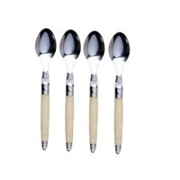 Laguiole Jean Dubost - Set 4 Cucharas Moka Ivory