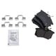 thumbnail image 3 of Juego de discos y pastillas de freno traseros cerámicos TRQ para VW Beetle y Golf, 3 of 8