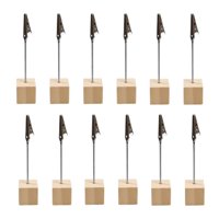 Bothyi - 12 Soportes Para Fotos De Escritorio, Decoración Para Exhibir Fotos, Para Oficina, Hogar Y Bodas.