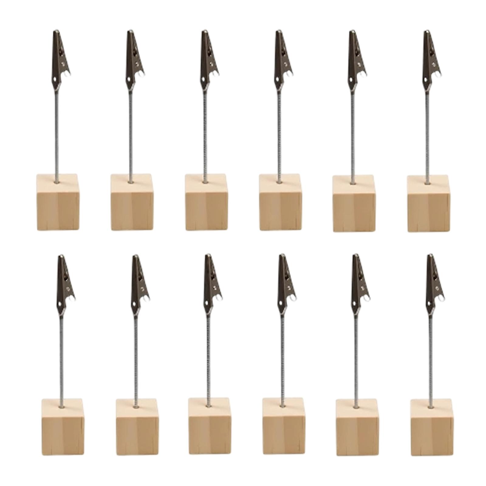 Bothyi - 12 Soportes Para Fotos De Escritorio, Decoración Para Exhibir Fotos, Para Oficina, Hogar Y Bodas.