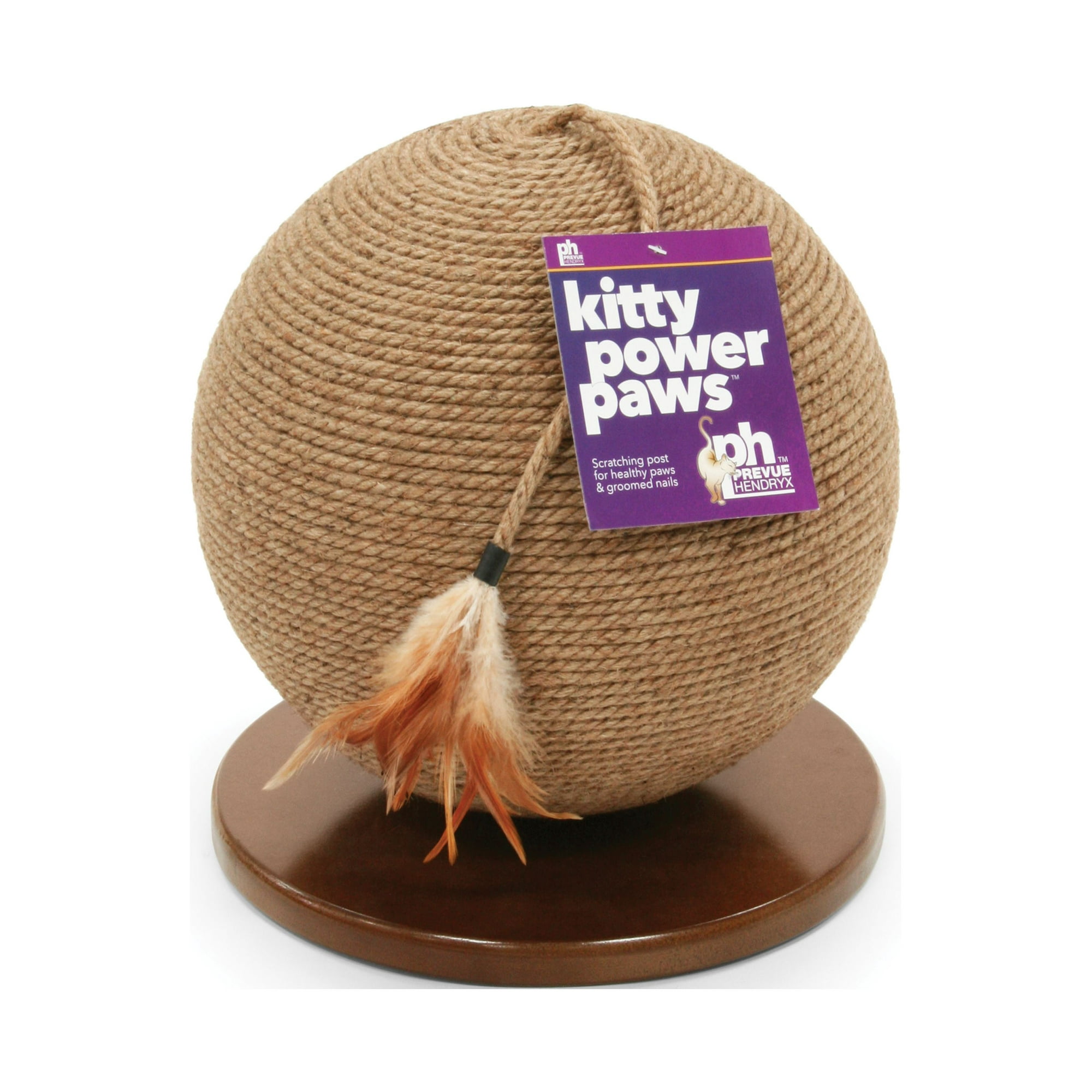 Prevue - Rascador Gato Esfera Y Pluma