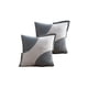 thumbnail image 1 of Pack De 2 Fundas De Cojines Diseño Tela Pana Empalmado 45cm X 45 Cm Gris Claro, 1 of 4