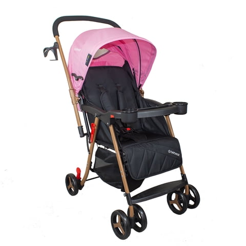 Bebesit - Coche Paseo Twister Gold Rosado