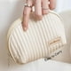 thumbnail image 4 of Bolsa De Almacenamiento Semicircular, Hermosa Bolsa De Almacenamiento De Maquillaje De Bolsos, Bolsa De Maquillaje Minimalista, Diseño Abierto, Compacta Y Portátil, 4 of 6