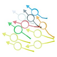 Ioensy - 10 Piezas De Ayuda Para El Entrenamiento De Billar, Guía De Puntería Para Principiantes Y Niños.