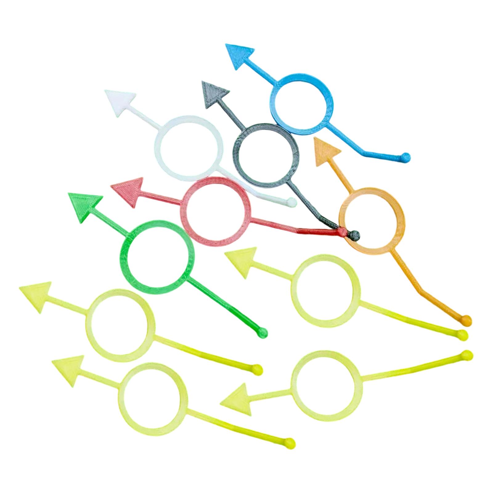 Ioensy - 10 Piezas De Ayuda Para El Entrenamiento De Billar, Guía De Puntería Para Principiantes Y Niños.