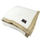 thumbnail image 5 of Frazada BICOLOR 2 Plazas Lana 70% - Vicuña Blanco, 5 of 5