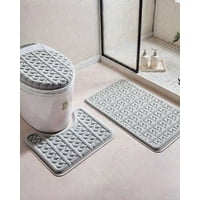 Mylhogar - Set De Baño 3 Piezas Suaves Y Absorbentes