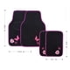 thumbnail image 2 of Juego de 4 alfombrillas CAR PASS bordadas con mariposas rosas, 2 of 9