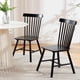 thumbnail image 3 of Silla Windsor Madera Maciza De Alta Calidad Estructura Fuerte Barnizado Semi Matte - Negro, 3 of 3