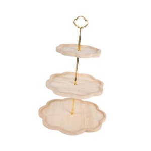 Bothyi - Soporte Para Cupcakes, Decoración Del Hogar, Soporte Para Postres De 3 Niveles Para Bodas, Encimeras De Escritorio