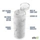 thumbnail image 2 of Botella de agua Ello Cooper 946ml, acero inoxidable, mármol blanco, 2 of 7