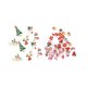 thumbnail image 1 of Navidad Resina Cabochon Flatback Perlas y Esmalte de Navidad Pendiente Charms, 1 of 2