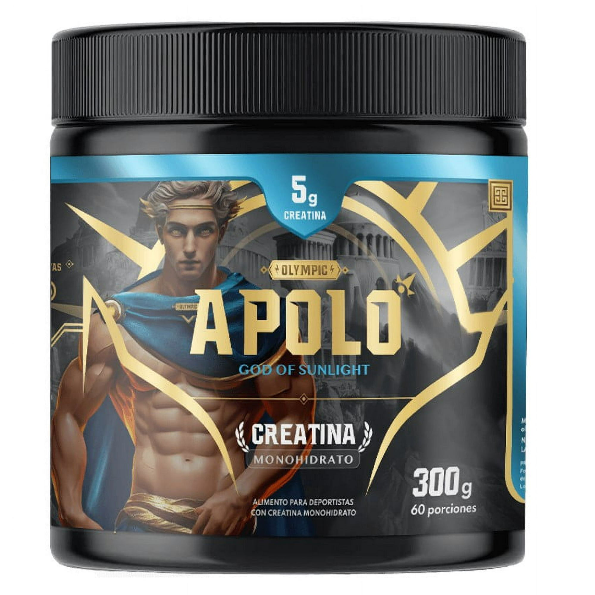 Creatina Apolo 300G / 60 Servicios / Sin Sabor