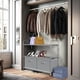 thumbnail image 3 of Closet Storage Simple Houseware, 3 niveles con 2 cajones, color gris, 3 of 8