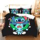 thumbnail image 2 of Lilo & Stitc Duvet Cover Set Children Cute Cartoon Quilt 100% Polyester 3-Piece Soft Breathable Breathable Comforter Bedding, 2 of 5