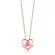 thumbnail image 1 of Collar Corazón Plata Italiana - Rosado, 1 of 2