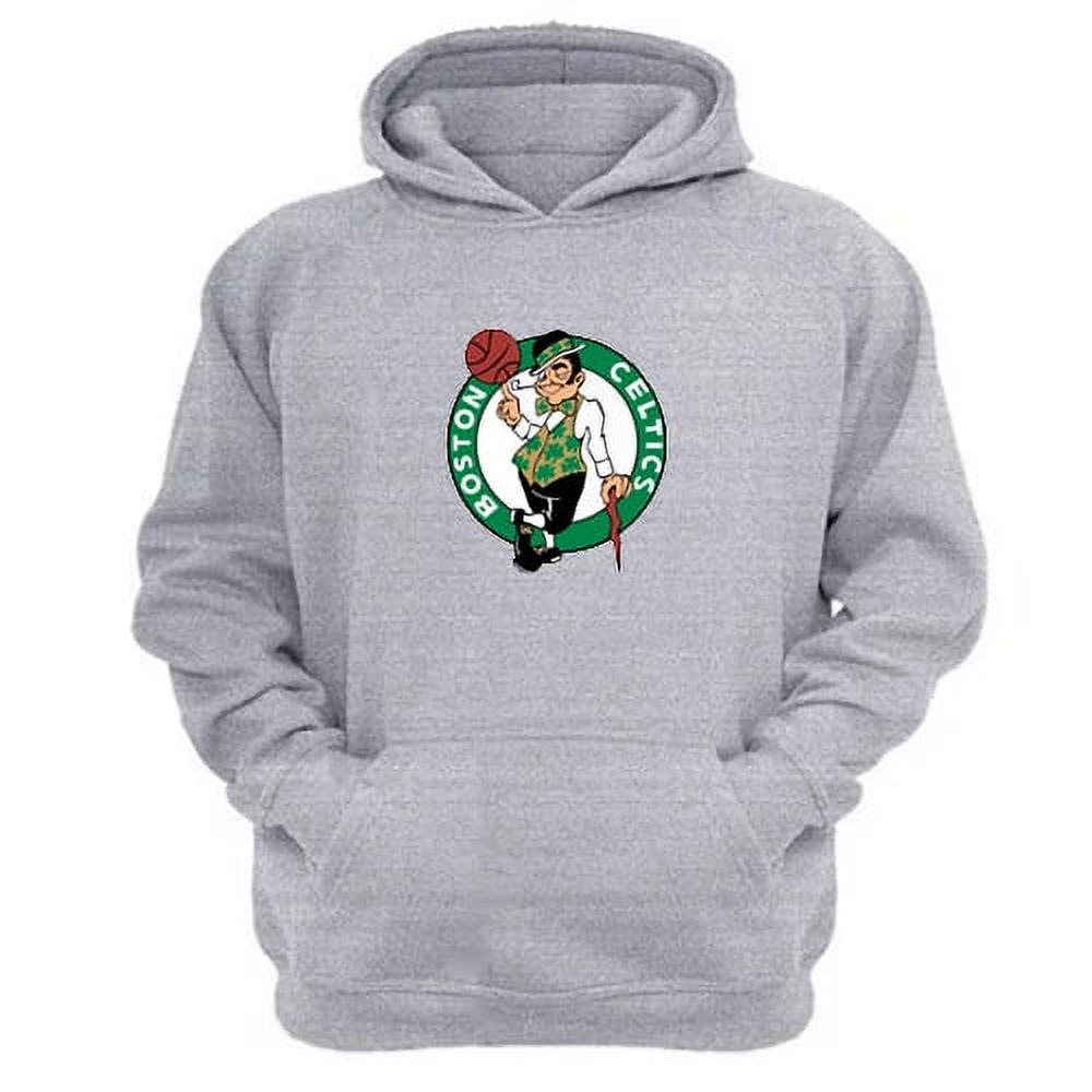 Genérico - Polerón Canguro Boston Celtics Gris Claro Talla S Unisex