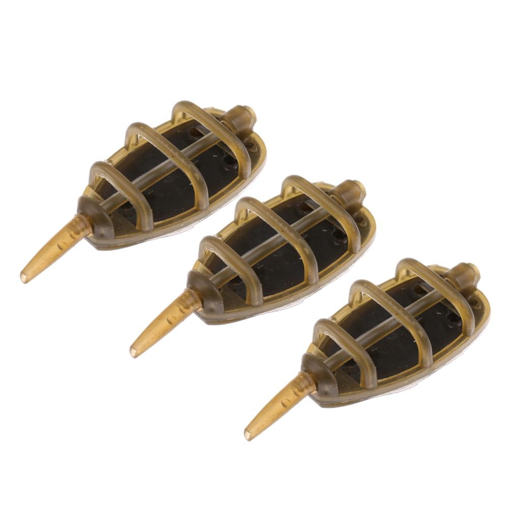 Fiocias - 3pcs En Línea Método Alimentador Conjunto Carpa Aparejos De Pesca Carnada Cebo Carpa Alimentadores 25 G