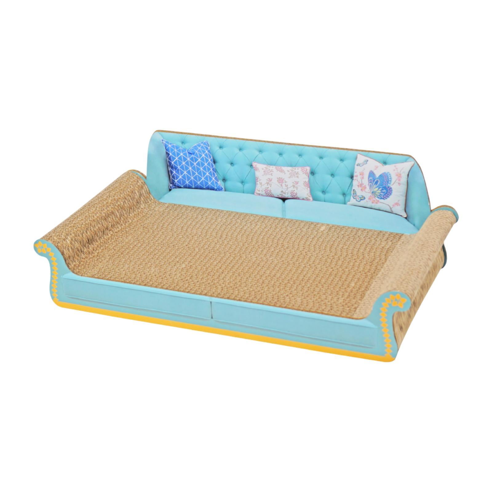 Ioensy - Sofá Cama Rascador Para Gatos, Sofá Rascador Para Gatos, Sofá De Interior Para Gatos, Tablero Rascador