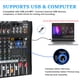 thumbnail image 2 of Mezclador de audio MICNAUX de 8 canales con 320 efectos DSP, Bluetooth, 2 of 3