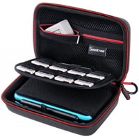 Estuche De Transporte Smatree Para New Nintendo 3Ds Xl / New 2Ds Xl Negro / Rojo