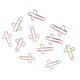 thumbnail image 4 of Clips de papel de oficina de metal en forma de cruz de 10 piezas Abrazaderas de boletos Marcadores, 4 of 5
