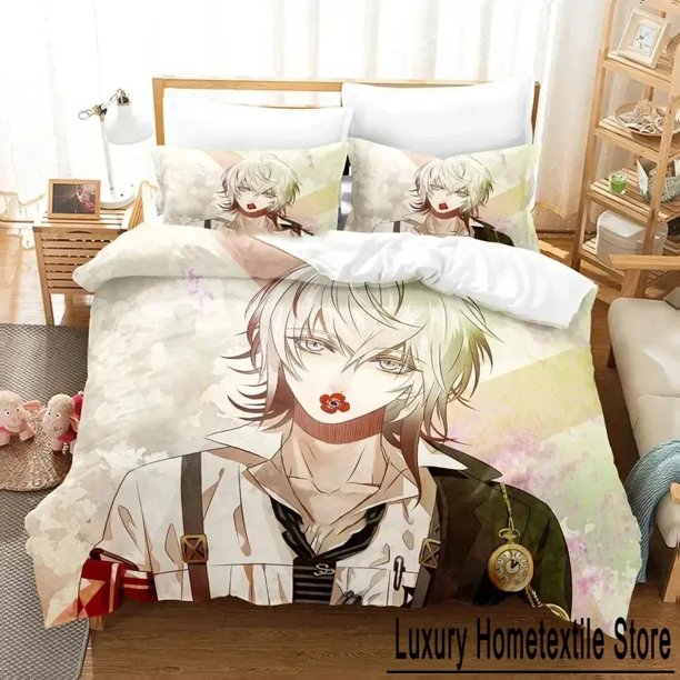 Game Collar X Malice Bedding Set Duvet Cover Bed Set Quilt Cover Pillowcase Comforter Size Boys Adult Bed Sheets