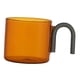 thumbnail image 3 of Taza De Té De Leche Con Asa Resistencia Al Calor Para Oficina Flor Té Cereal Naranja, 3 of 5