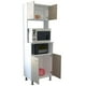 thumbnail image 4 of Mueble Microondas 4 Puertas Fm-011c Café Claro Y Blanco, 4 of 6
