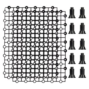 Ioensy - Tableros De Acuario, Bandeja Divisoria De Rejilla, Accesorio Para Tablero De Filtro Inferior, Acuario, 2 Piezas