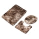 thumbnail image 1 of Juego De 3 Alfombrillas De Baño Con Tapa De Inodoro, Alfombra Grande Absorbente Para Bañera, Color Marrón, 1 of 2