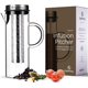 thumbnail image 1 of Cafetera Cold Brew Hydracy de vidrio de 1.5 L con infusión, 1 of 9