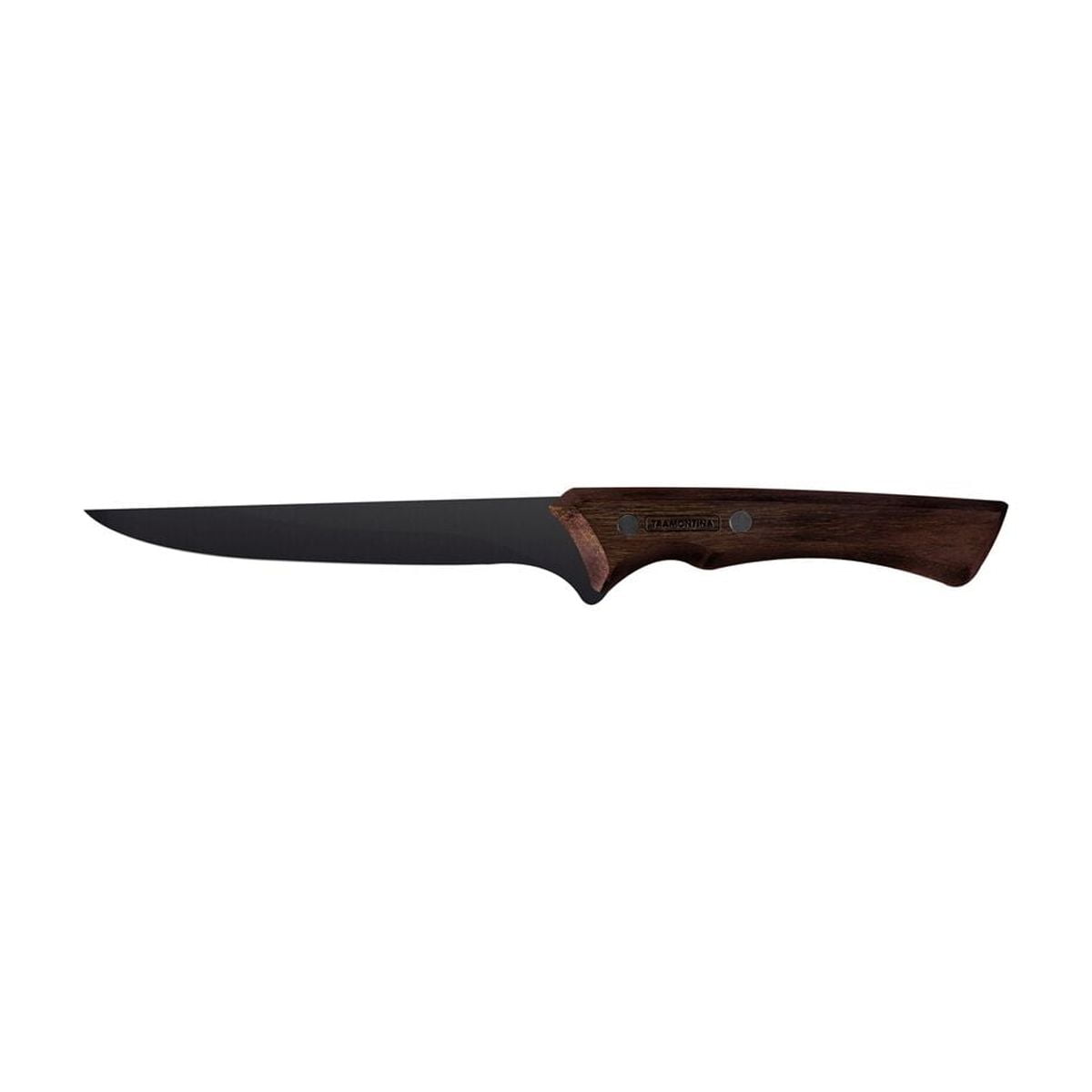 Cuchillo Para Deshuesar Tramontina Churrasco Black Con Lámina De Acero Inoxidable Oscurecido Y Mango De Madera 6