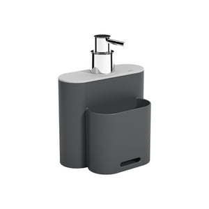 Dispensador De Jabón Línea Flat Coza Gris 500 Ml