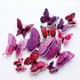 thumbnail image 1 of 12pcs 3d Three-dimensional Double-layer Simulation Butterfly Stickers, Creative Simulation Butterfly Refrigerator Self-adhesive Sticker Magnet With Glue Sticker, Wardrobe Sticker, 1 of 3