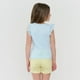 thumbnail image 2 of Polera Niña Kids Manga Corta Rib Celeste Corona, 2 of 5